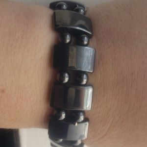 Hematite stretchy bracelet